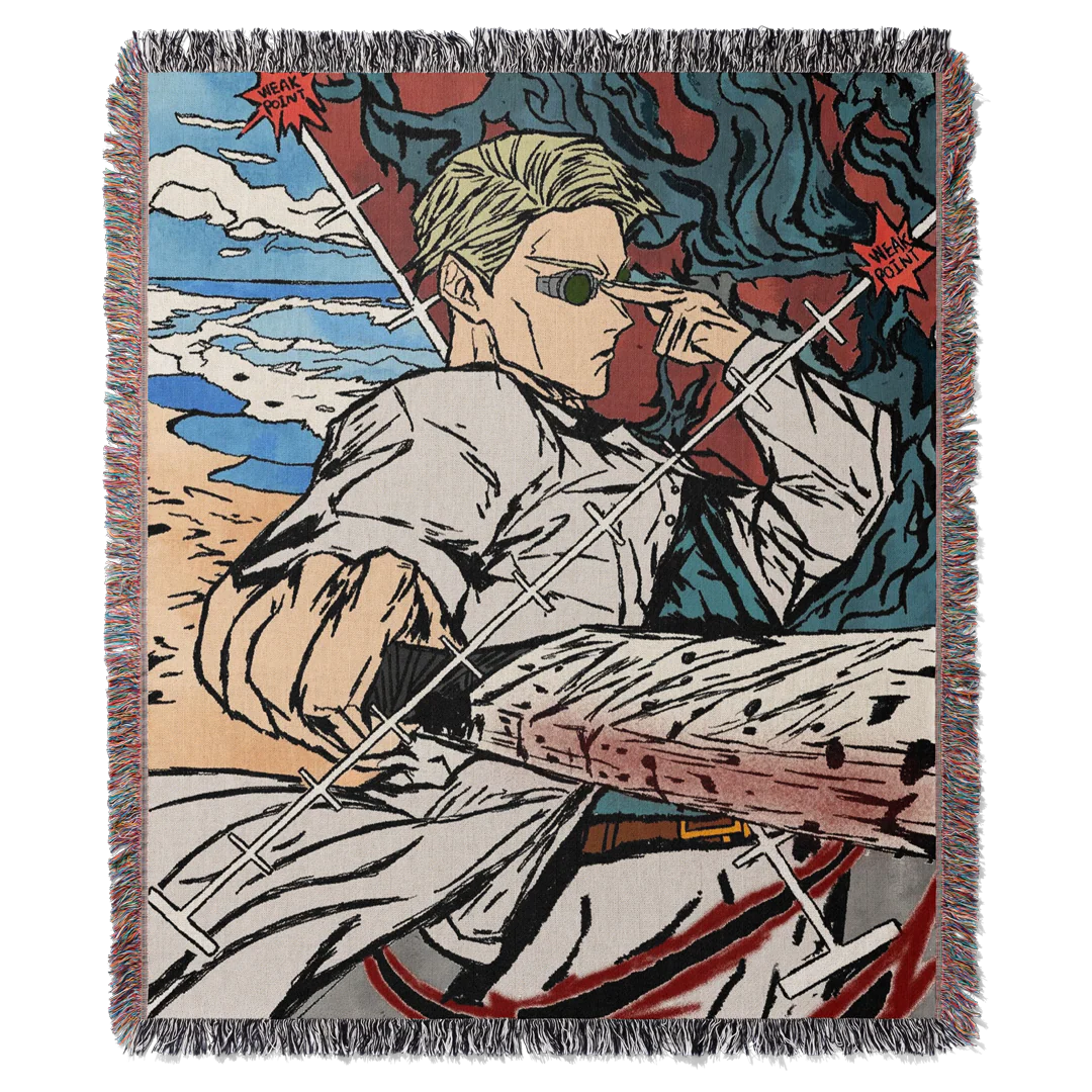 Cursed 9 Woven Blanket Tapestry